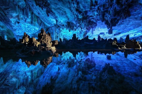 Modrá jeskyně na Capri